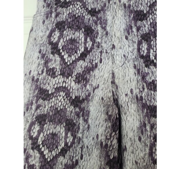 Vintage Enzo purple snake print pants size small - Picture 5 of 13